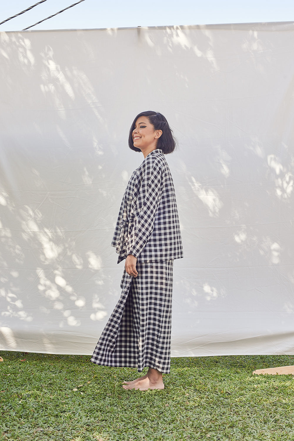 Dakap Kurung Set / Petak Black