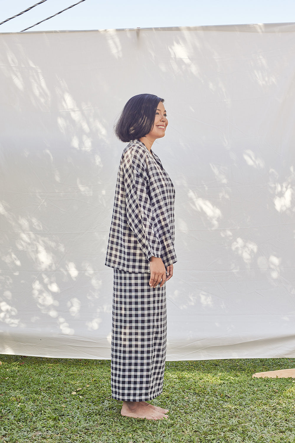 Dakap Kurung Set / Petak Black