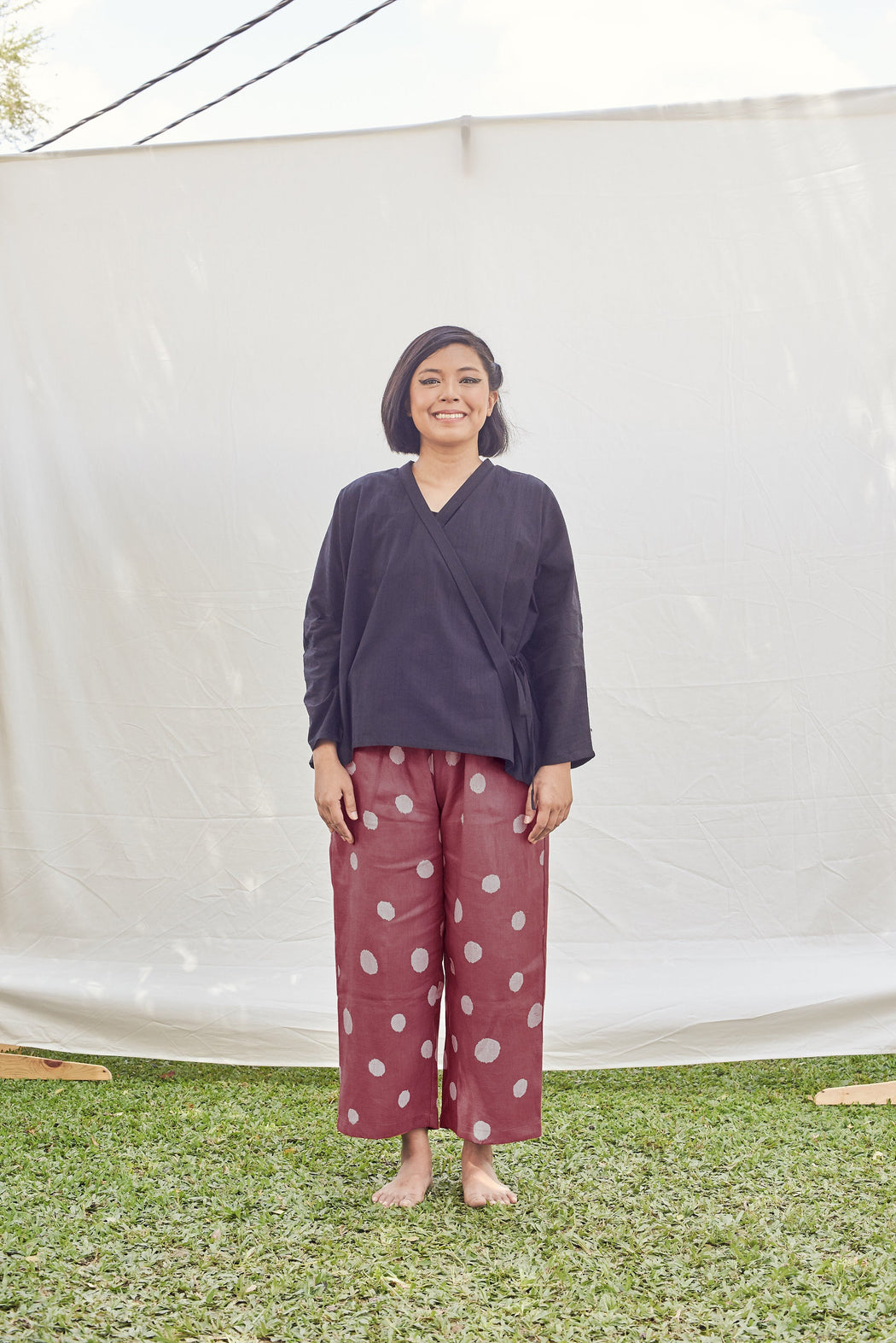 ARA Linen Pants / Polka Dot NEW COLOURS