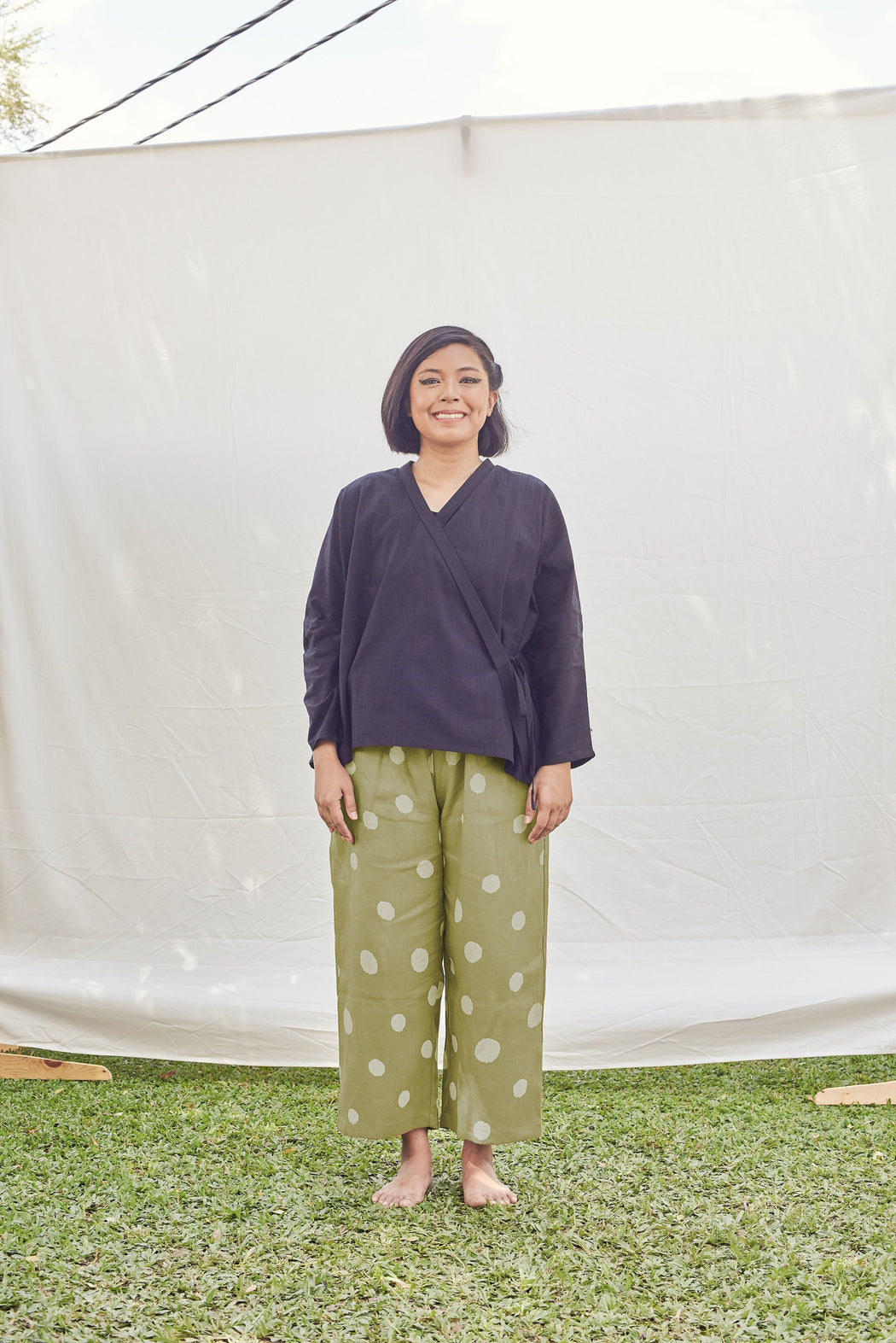 ARA Linen Pants / Polka Dot NEW COLOURS