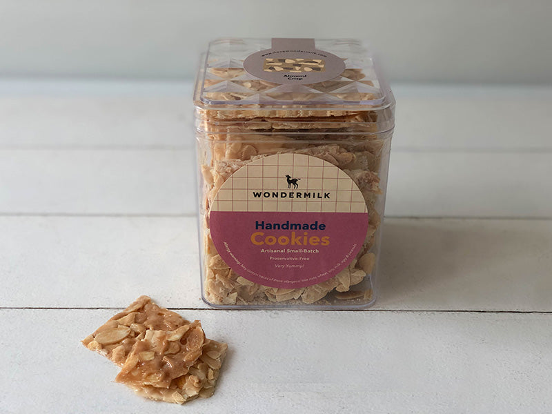 Almond Crisp Plexi Jar