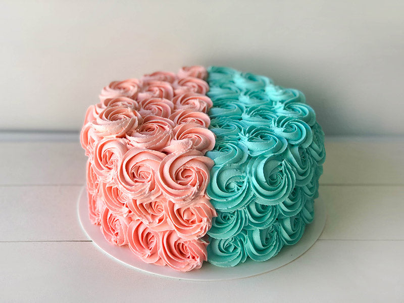 Surprise Gender Cake Roses