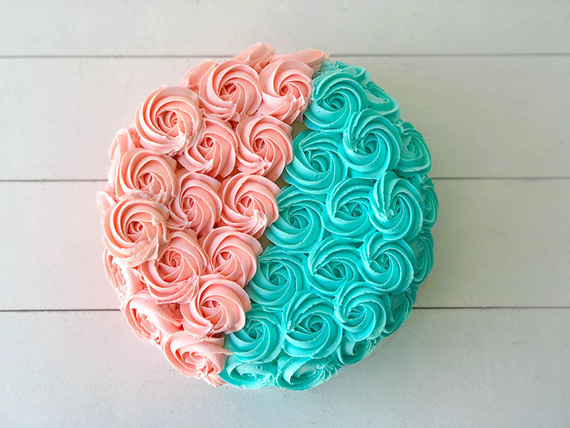 Surprise Gender Cake Roses
