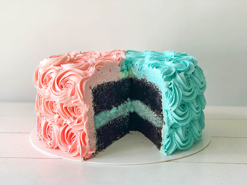 Surprise Gender Cake Roses