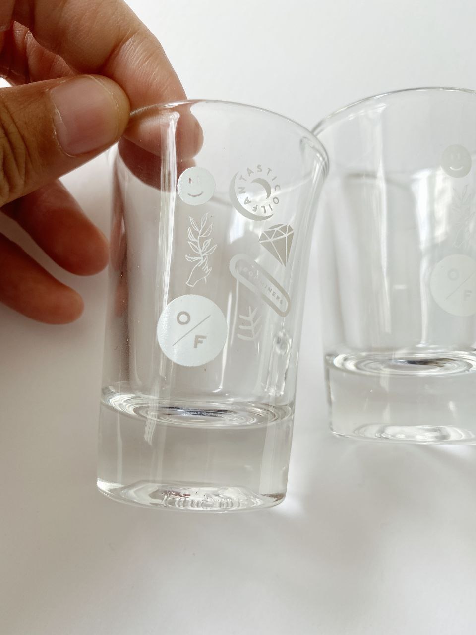 OF / Happy Shot Glass