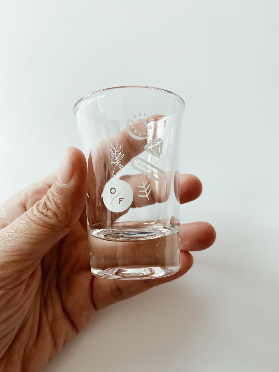 OF / Happy Shot Glass