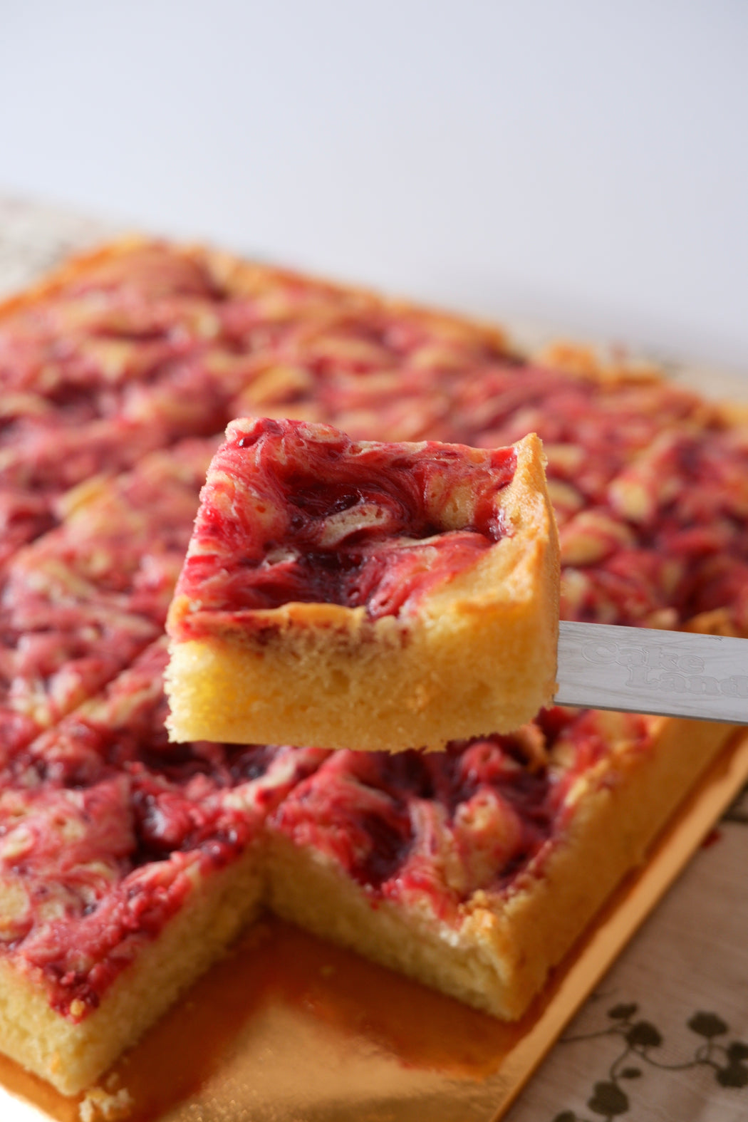 Raspberry Lemon Velvet Giant Loaf
