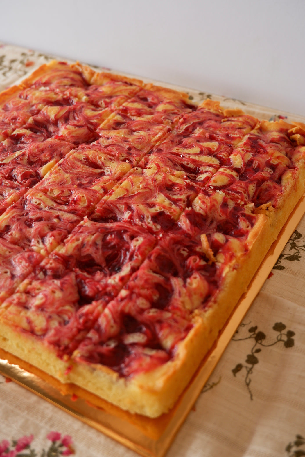 Raspberry Lemon Velvet Giant Loaf