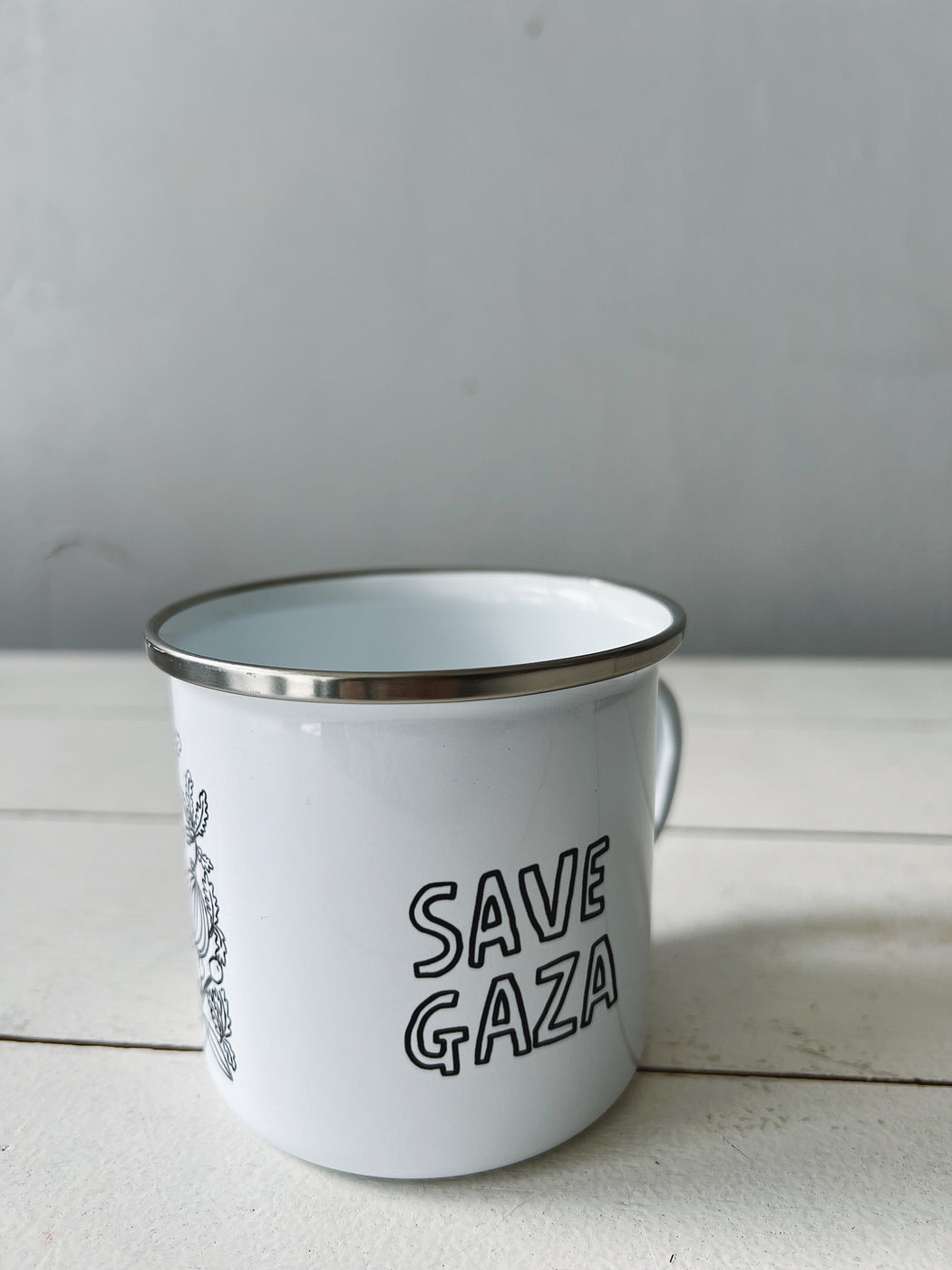 Enamel Mug - Save Gaza