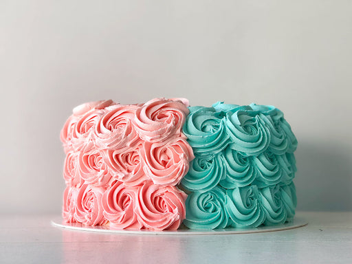 Surprise Gender Cake Roses